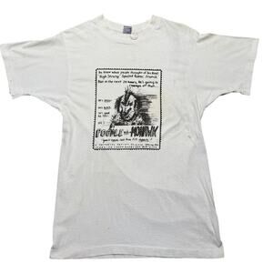 Vintage 1980s Lynda Barry Poodle With a Mohawk T-Shirt Single Stitch L
